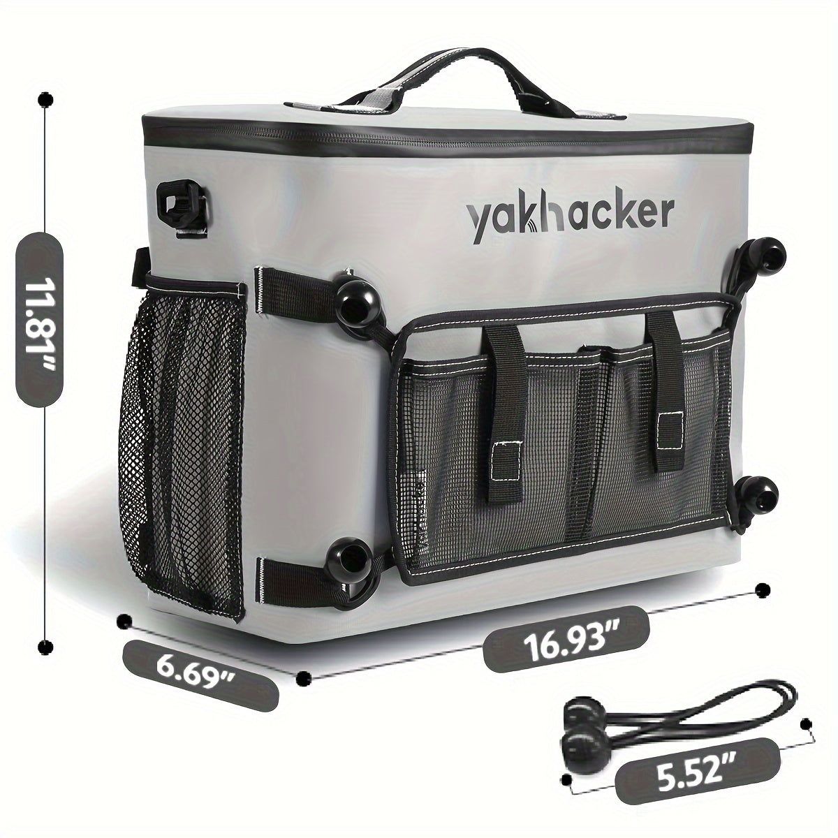 Kayak Cooler Bag with Lawn-Chair Style Seat Back – Insulated Portable Ice Chest for Kayaking, Boating, Beach, Camping & Travel