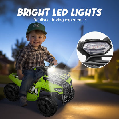 6V Kids Ride On ATV 4-Wheeler Quad Electric Toy Car for Toddlers 18-36 with the Listed Color, Size or Set Options for Everyday Use