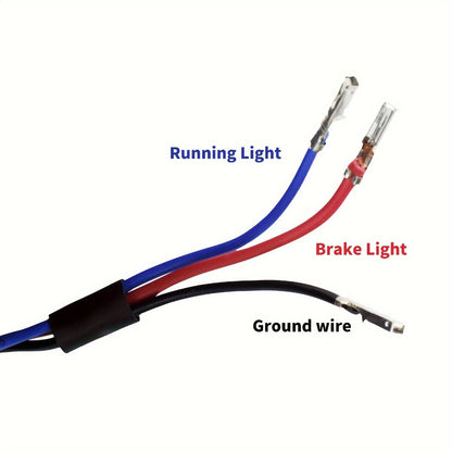 Harley Davidson LED License Plate Light with Turn Signal for Sportster Dyna Touring Road King Electra Glide – Brake Running Lamp