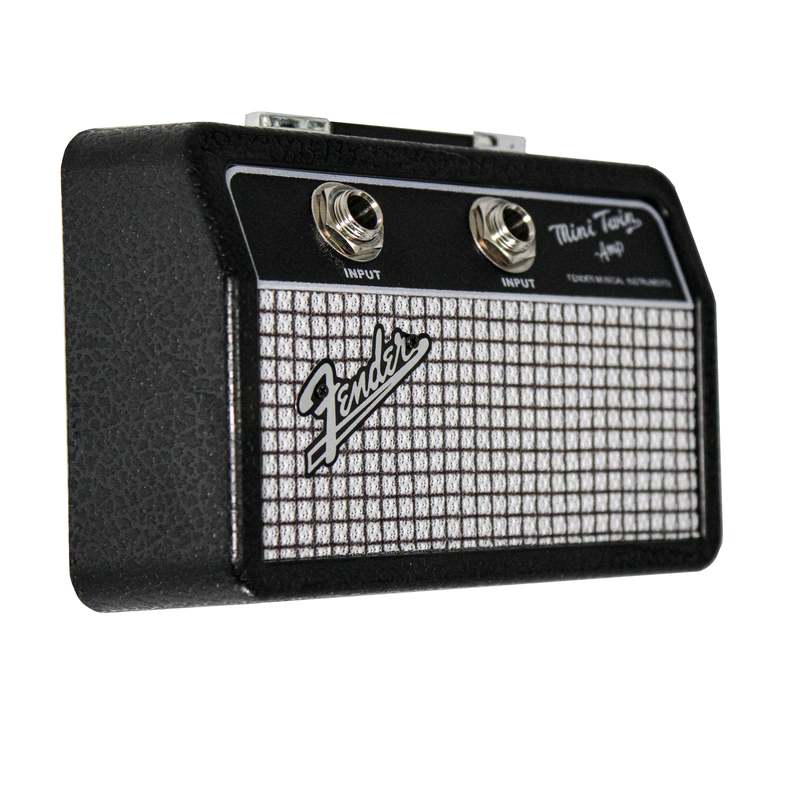 Fender Jack Rack Mini Guitar Amp Key Holder by Pluginz Licensed Wall Mount Keychain Rack for Entryways, Bedrooms and Living Spaces