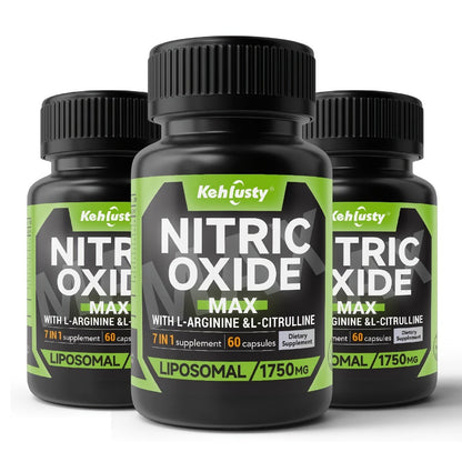 L-Arginine & L-Citrulline Supplement 7-in-1 with Maca Root, Beetroot & Nitric Oxide Booster - Stamina