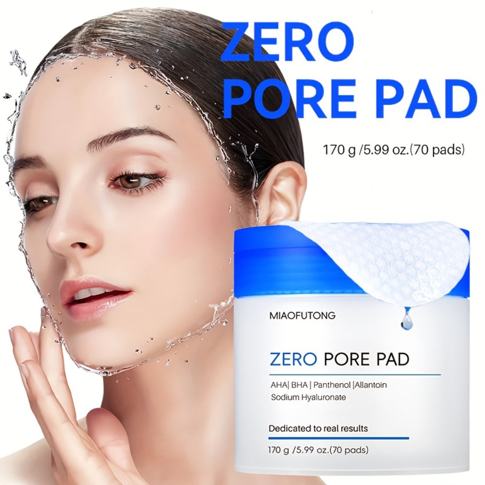 Exfoliating Face Cleansing Pads Pore Minimizing Blackhead Whitehead Remover Deep Cleansing for Bath Time, Home Spa and Personal Care