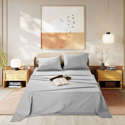Egyptian Cotton Sheet Set, 1000 Thread Count Sateen Bedding with 16-Inch Deep Pocket, Twin-Full-Queen-King Sizes