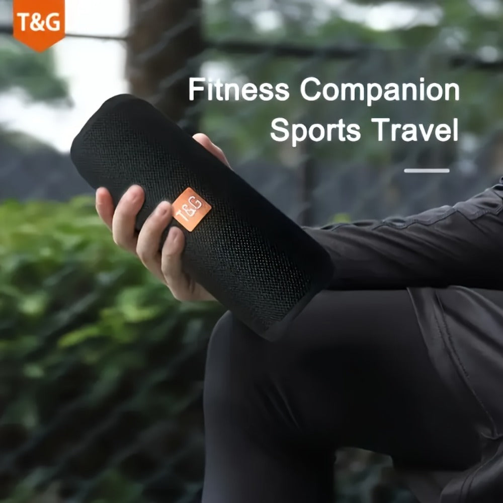 Portable Bluetooth Speaker TG365 with LED, TWS, Mic, FM Radio, TF, USB and AUX in Four Colors