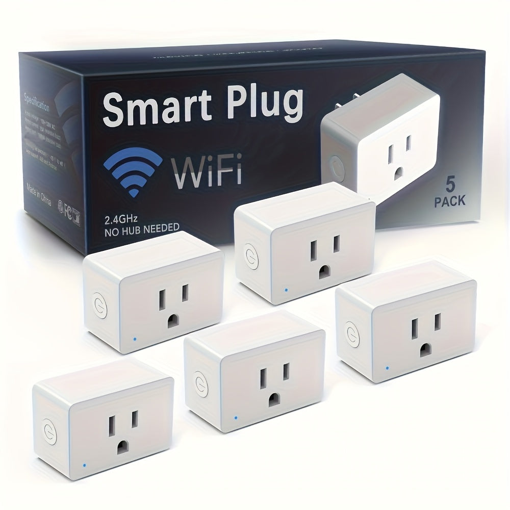 Smart Plug WiFi 15A with Timer Group Control App Remote Works with Alexa Google Home for Entryways, Bedrooms and Living Spaces