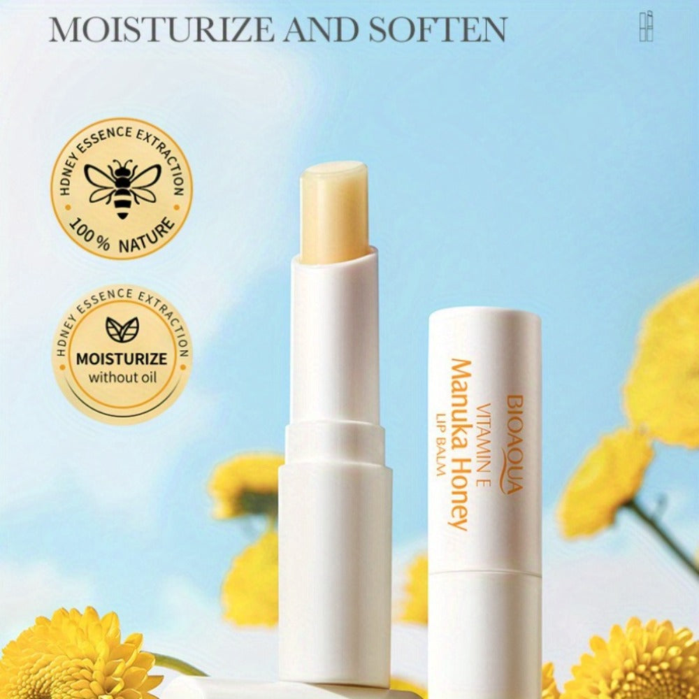 Manuka Honey and Vitamin E-Labeled Lip Care Sticks in Six-Piece or Ten-Piece Checkout Sets