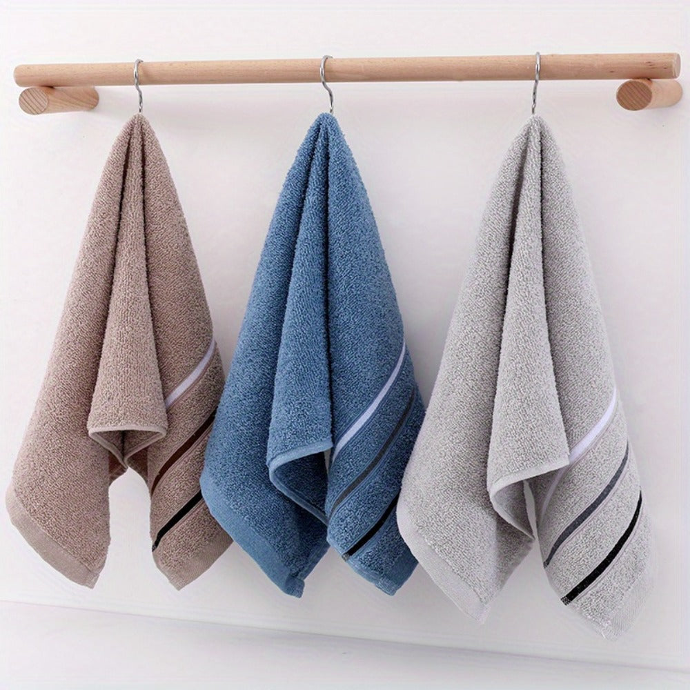 Washcloths 2 Pack Premium Soft Absorbent 102GSM Knit Fabric Face Towels Quick Dry Multipurpose Bath Washcloths for Body Face Kitchen Random