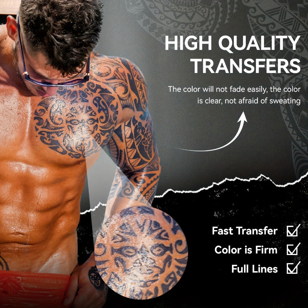 Thermal Tattoo Transfer Paper 40 Sheets Peripage Ink-Free A4 Stencil Paper High Definition Fast Imaging for Tattoo Stencil Printer