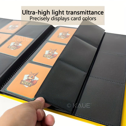 Pokemon Card Binder 360 Pocket 9-Pocket Side Loading – Durable PP Trading Card Album for MTG YuGiOh Sports Cards TCG, Double-Sided Pages