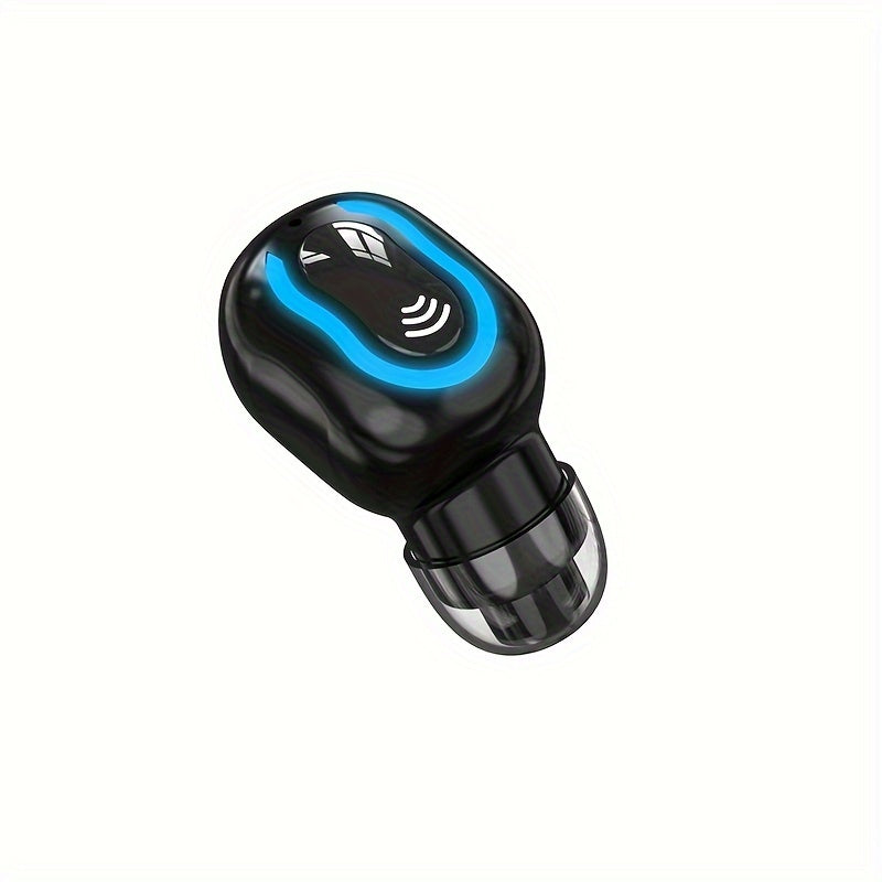 Mini Invisible Wireless Earphone Long Standby Condenser Microphone In-Ear Sport for Bedside Audio, Alarms and Room Entertainment