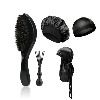 360 Wave Brush for Men with Heavy-Duty Nylon Bristles & Non-Slip ABS Handle – Professional Wave Training, Curl Defining & Updo Styling Tool