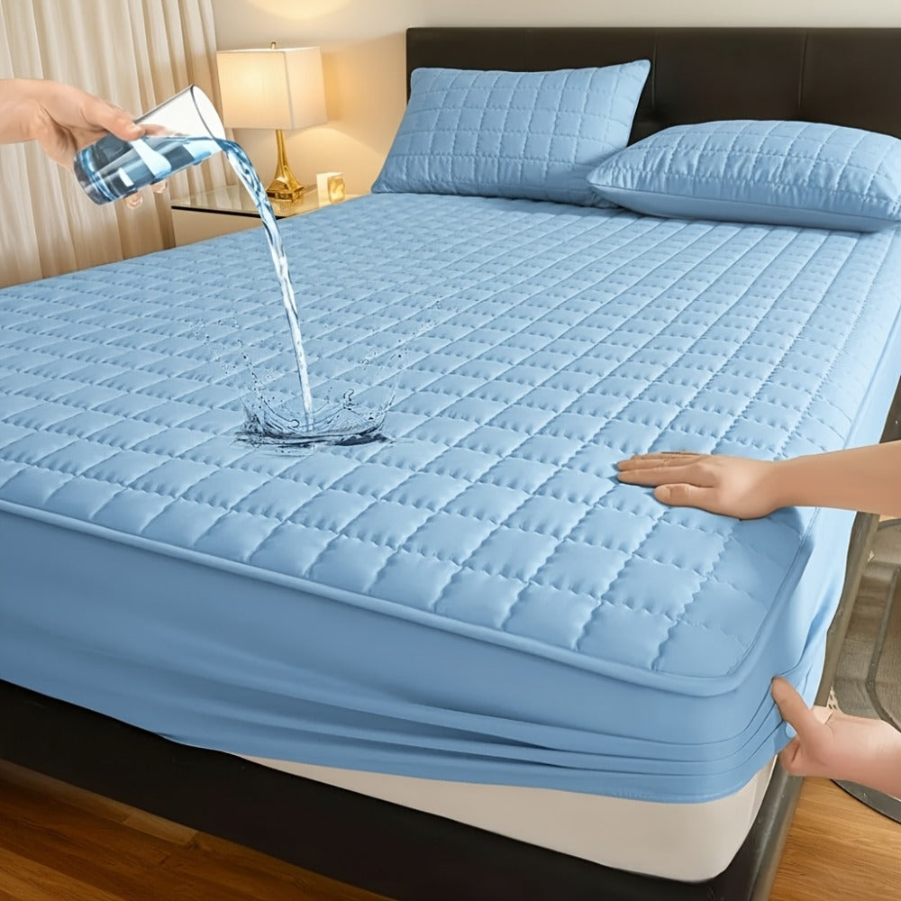 Mattress Protector Cover Soft Breathable Cooling Fitted Sheet Twin Full Queen King Deep Pocket Machine Washable Bed Cover for Home Hotel