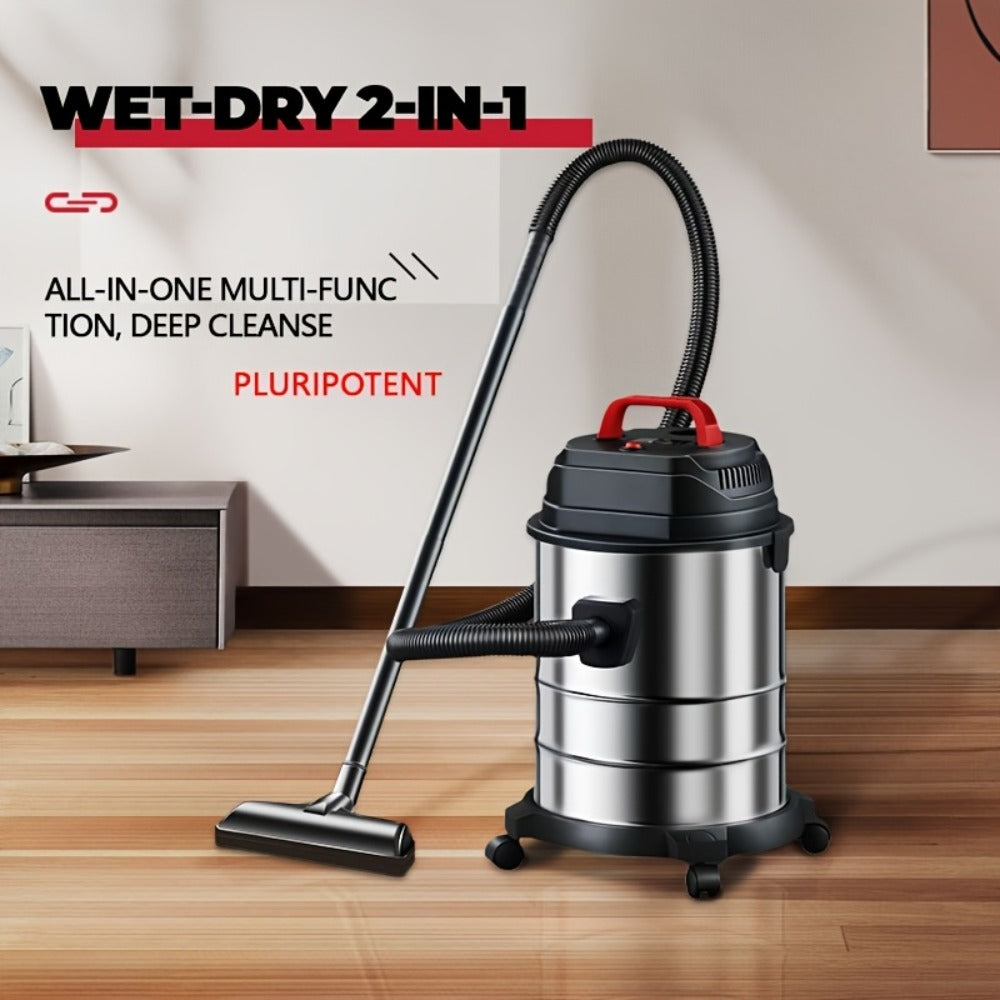 Wet Dry Vacuum Cleaner High-Power Bucket Type 5.28 to 6.6 Gallon Super Suction for Car and Home Dual-Use Cartridge Filter 40dB Quiet Motor