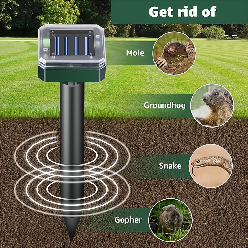 Outdoor Solar Lights for Yard, Solar Outdoor Lights for Garden, LED Landscape Path Lights IP44, Solar Lawn Projection Lights for Yard