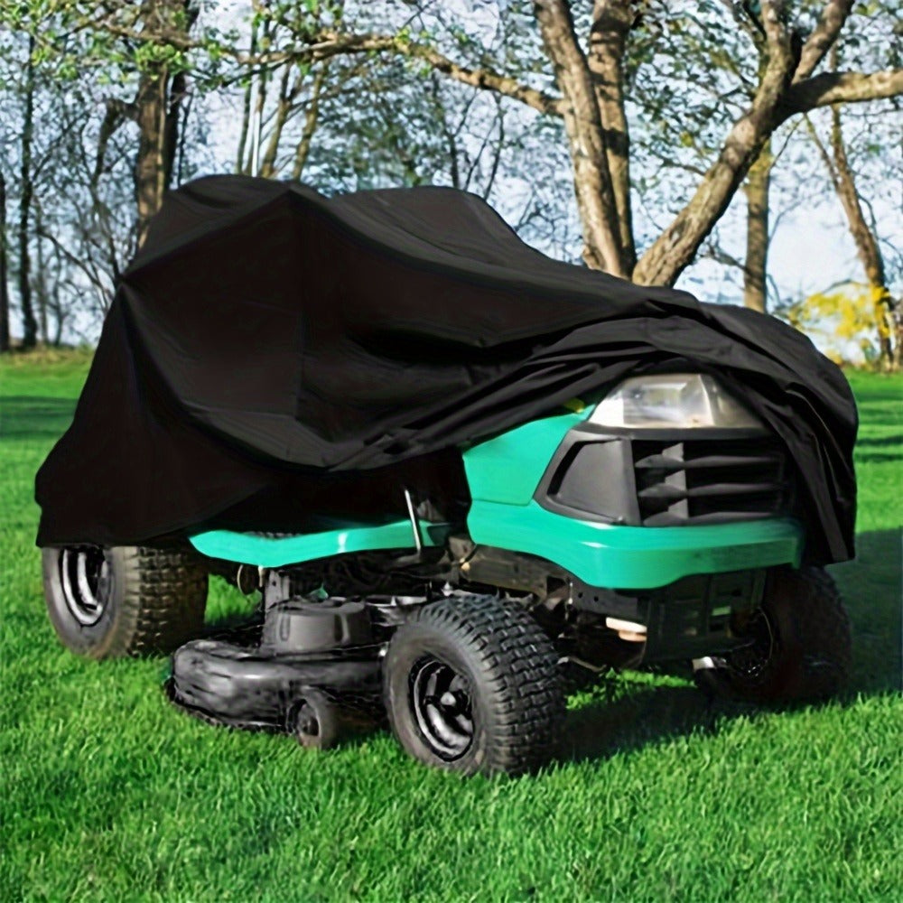 Riding Lawn Mower Cover 54"x30"x36" – 210D Heavy Duty Waterproof Oxford Fabric Tractor Cover with Drawstring | UV