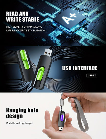 Retractable USB Flash Drive Bulk Pack 5-Pack USB 2.0 Thumb Drive 2GB 4GB 8GB 16GB 32GB 64GB Mixed Colors for a Home Lash Beauty Routine