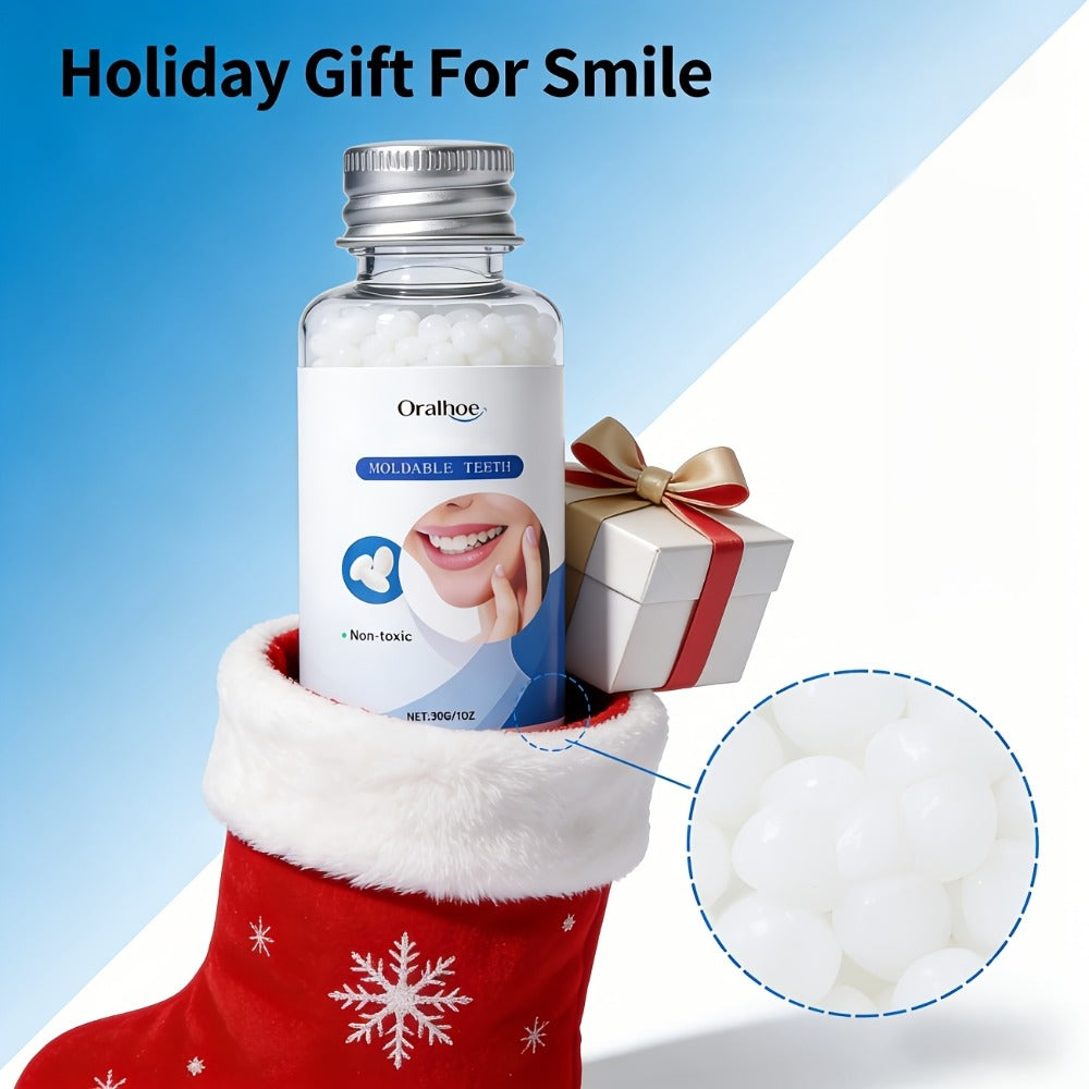 Temporary False Tooth Kit DIY Cosmetic Dental Moldable Thermoplastic Realistic Fit for Missing Broken