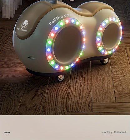 Anti-Tip Baby Walker with Music & Lights 4-Wheel Toddler Learning Walker with the Listed Color, Size or Set Options for Everyday Use