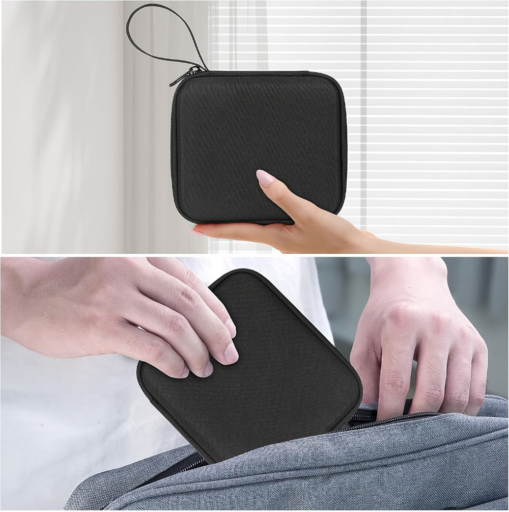Mini Sticker Printer Carrying Case Hard Protective Box for X5 Thermal Inkless Photo Printer High-Capacity Portable Storage Case Compatible