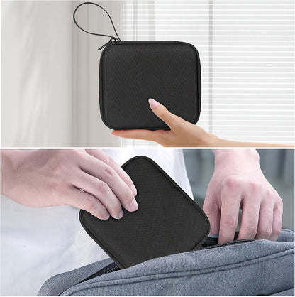 Mini Sticker Printer Carrying Case Hard Protective Box for X5 Thermal Inkless Photo Printer High-Capacity Portable Storage Case Compatible