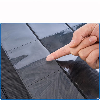 288-Slot Trading Card Storage Binder with 9-Pocket Pages, Zip-Around Cover and 3 x 4-Inch Top Loader Fit