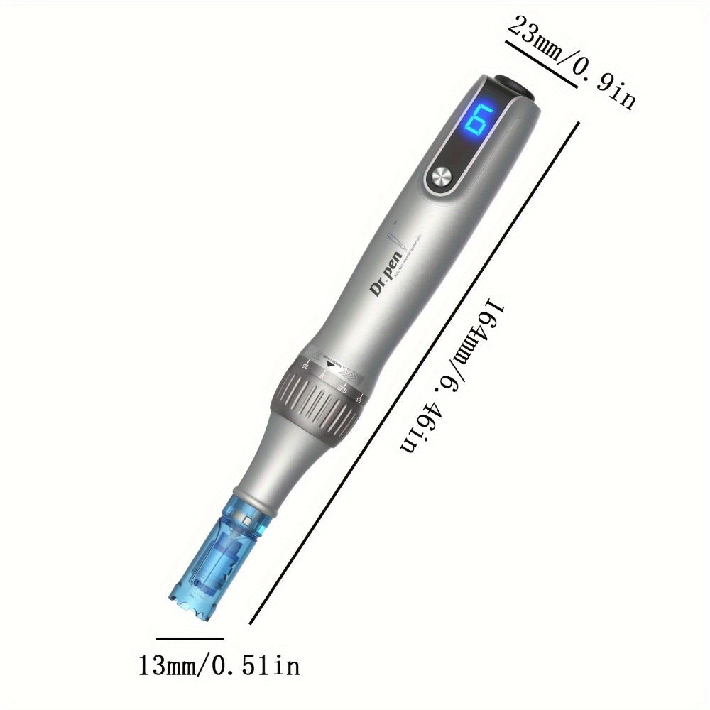 Dr.Pen M8S Microneedling Pen Professional Skin Care Kit - Electric Derma Pen with 20pcs 0.25mm Round Nano Cartridges
