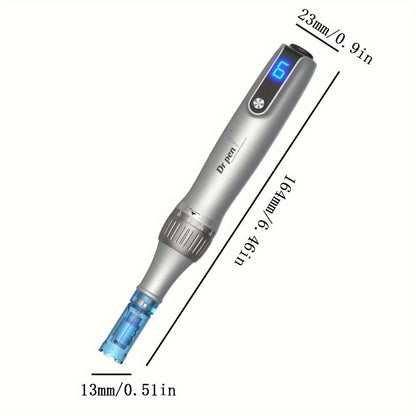 Dr.Pen M8S Microneedling Pen Professional Skin Care Kit - Electric Derma Pen with 20pcs 0.25mm Round Nano Cartridges