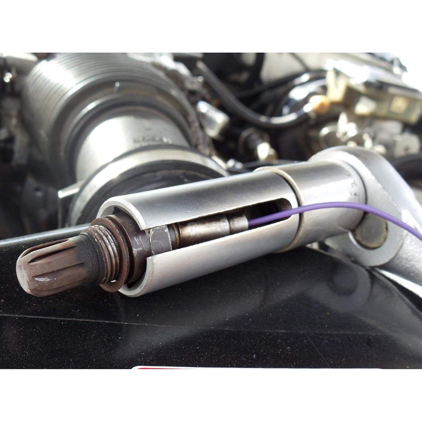 Oxygen Sensor Socket Set – Professional Removal & Installation Tool Kit for All Vehicles, Universal 22mm Slotted Design