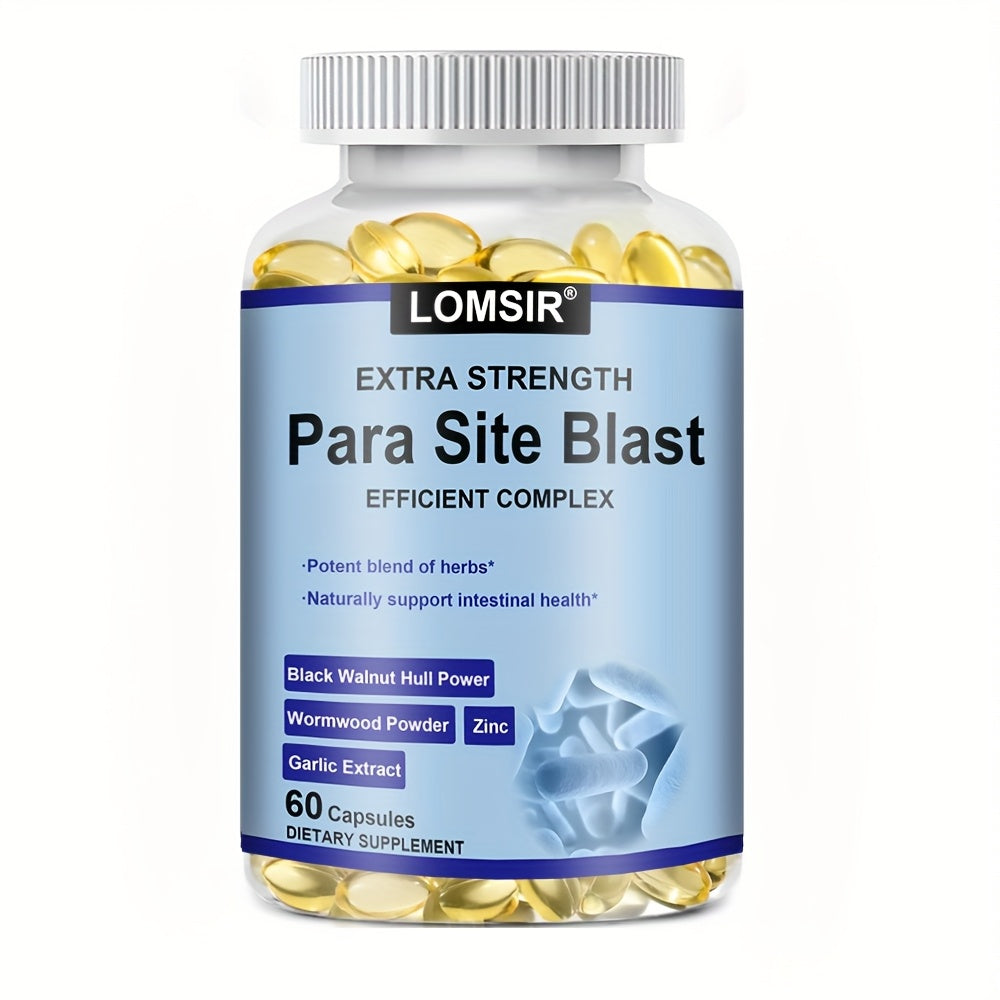 Colon Cleanse Supplement with Black Walnut Hull & Wormwood Powder for Gut Detox Parasite Cleanse Intestinal Health & Digestive Support