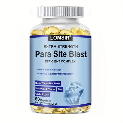 Colon Cleanse Supplement with Black Walnut Hull & Wormwood Powder for Gut Detox Parasite Cleanse Intestinal Health & Digestive Support