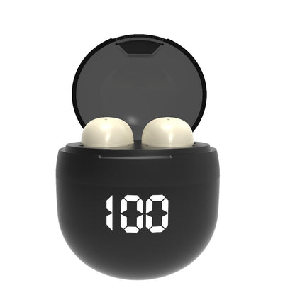 True Wireless Earbuds Ultra-Small In-Ear Design with No-Flash Charging Case and Khaki Finish