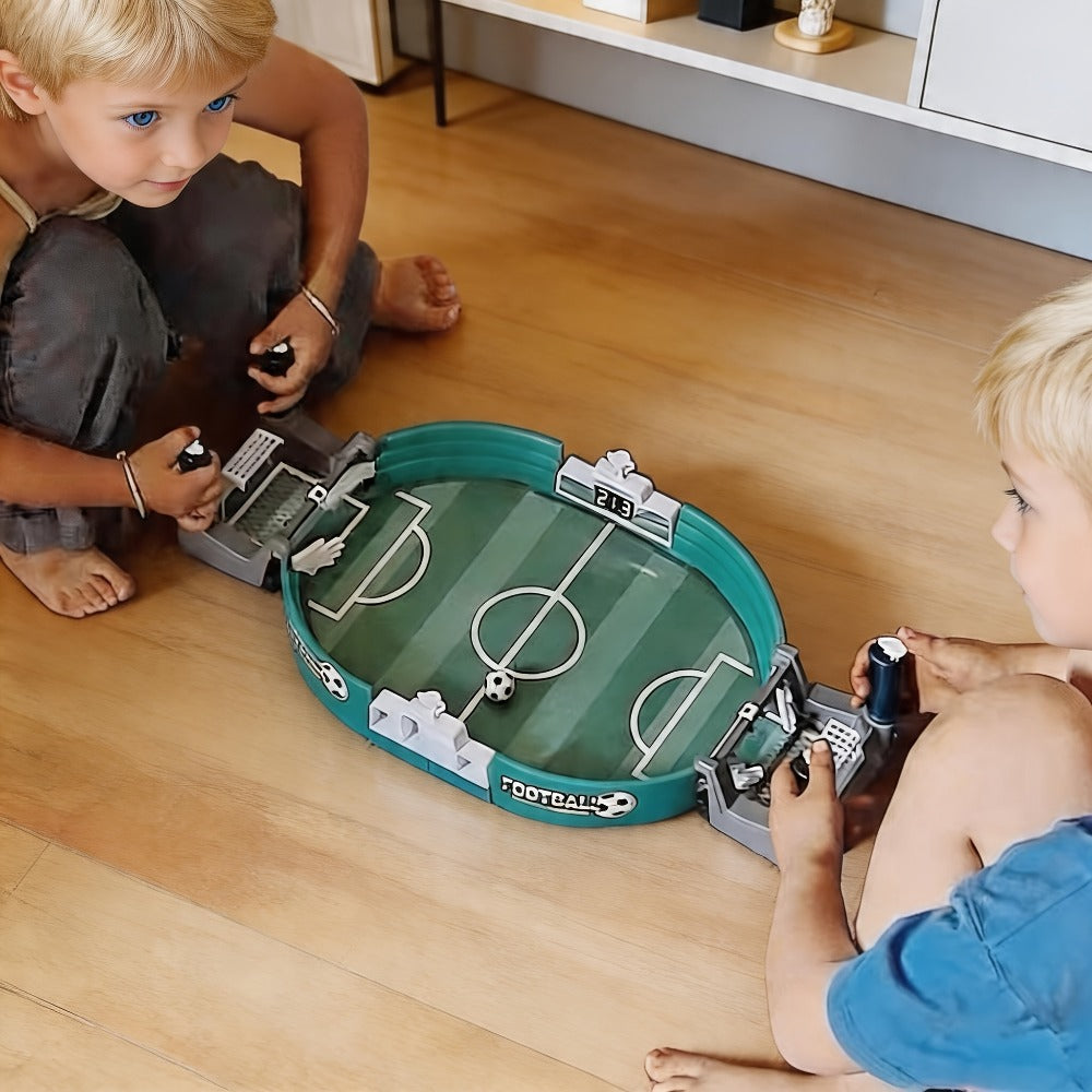 Tabletop Soccer Game for Kids, Portable 2 Player Football Board Game, Parent-Child Competitive Table Football Toy