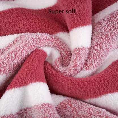 Bath Hand Towels, Towel Set 8 Piece Two-Color Striped Mix with 2 Bath, 2 Face and 4 Hand Towels in Four Colors