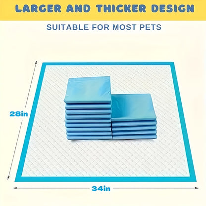 Tear-Resistant XXXL Dog Pee Pads 100-Count – 6-Layer Thickened Super Absorbent Leak-Proof Pet Pads | Odor-Reducing | Puppy & Large Dog