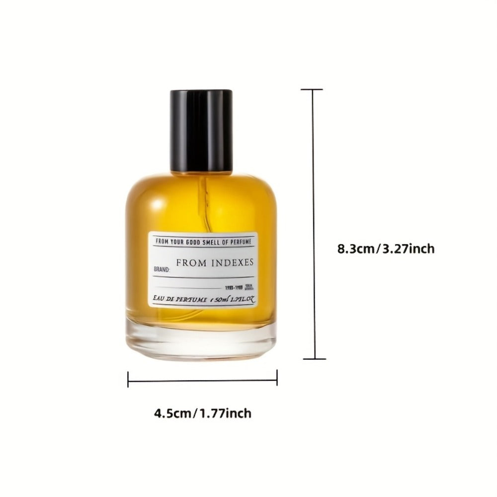 Perfume Unisex ASAD Eau de Parfum Spray in Amber Glass Bottle with Black Presentation Box in a Distinctive Bottle Presentation
