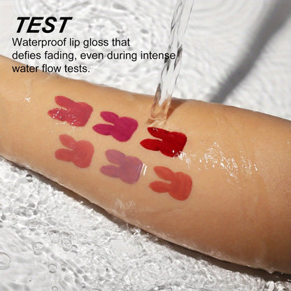 Liquid Matte Lipstick Set 6 Pcs Nude Shades Waterproof High Pigment Velvet Smudge Proof Lip, for Makeup, Travel and Everyday Vanity Use