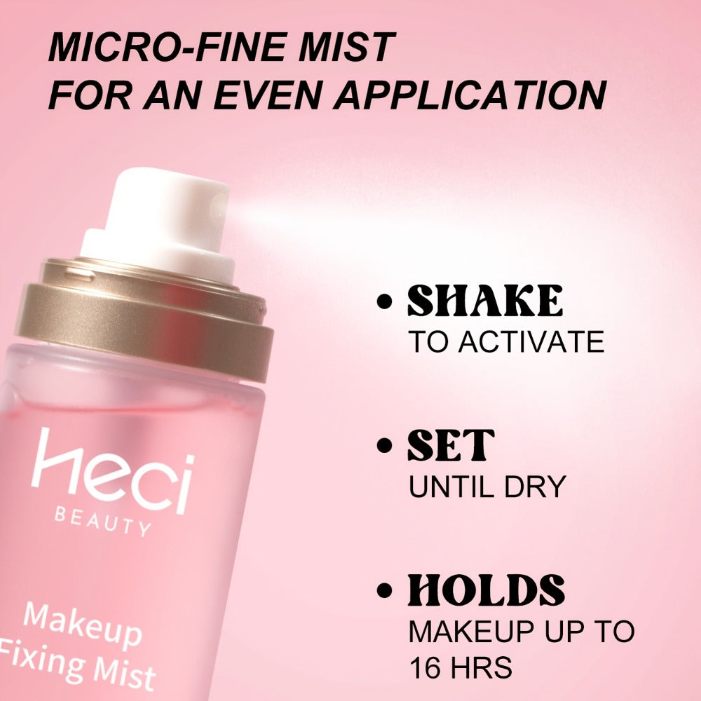 3-in-1 Makeup Setting Spray Prime Hydrate & Set Long-Lasting Waterproof Sweat-Proof Moisturizing Face Mist