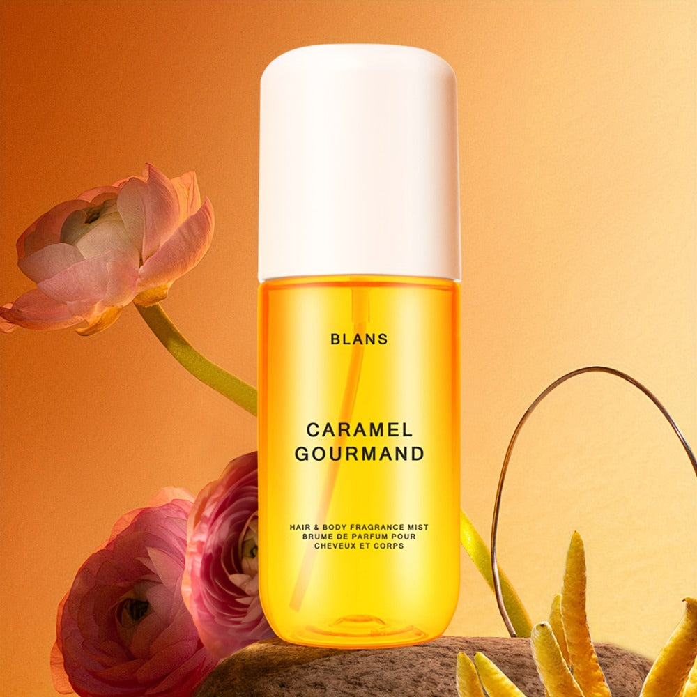 Body & Hair Perfume Spray for Women 3.38 oz - Caramel Gourmand Scent, Fragrance Mist for Skin Body & Hair