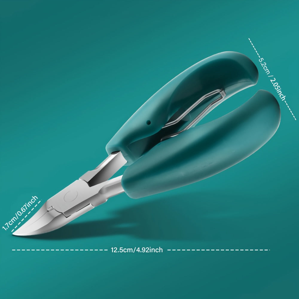 Toenail Clippers for Thick Nails & Ingrown Toenails 3 Pack Sharp Curved Blade Surgical Steel – Double Spring Ergonomic Podiatrist Nail