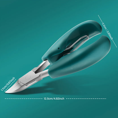 Toenail Clippers for Thick Nails & Ingrown Toenails 3 Pack Sharp Curved Blade Surgical Steel – Double Spring Ergonomic Podiatrist Nail
