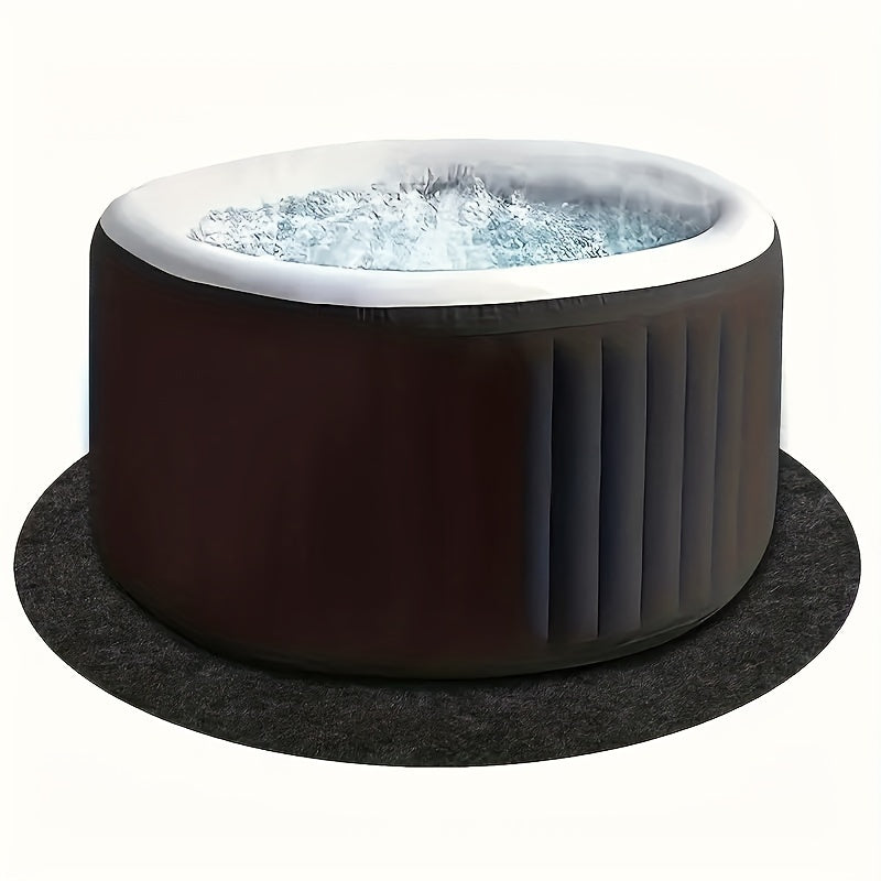 Hot Tub Mat for Garden, Patio and Yard Use, with the Listed Configuration, for Everyday Use and Organized Storage