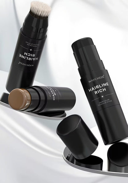 Root Touch-Up Hair Color Pen with Brush Applicator, Instant Gray & White Hair Coverage, Plant Squalane Nourishing Formula