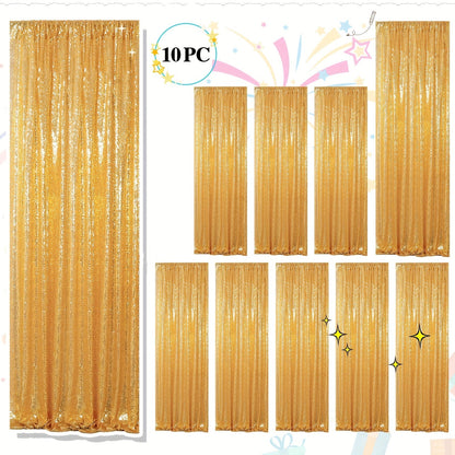 Sequin Backdrop Curtains 2FTx8FT Glitter Photography Background Panels for Party Wedding Birthday for an Everyday Personal Care Routine