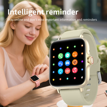 Smartwatch Large Screen with Wireless Calling & Message Alerts, Full Touch HD Display, Heart Rate, Blood Oxygen, Sleep and Stress Readouts
