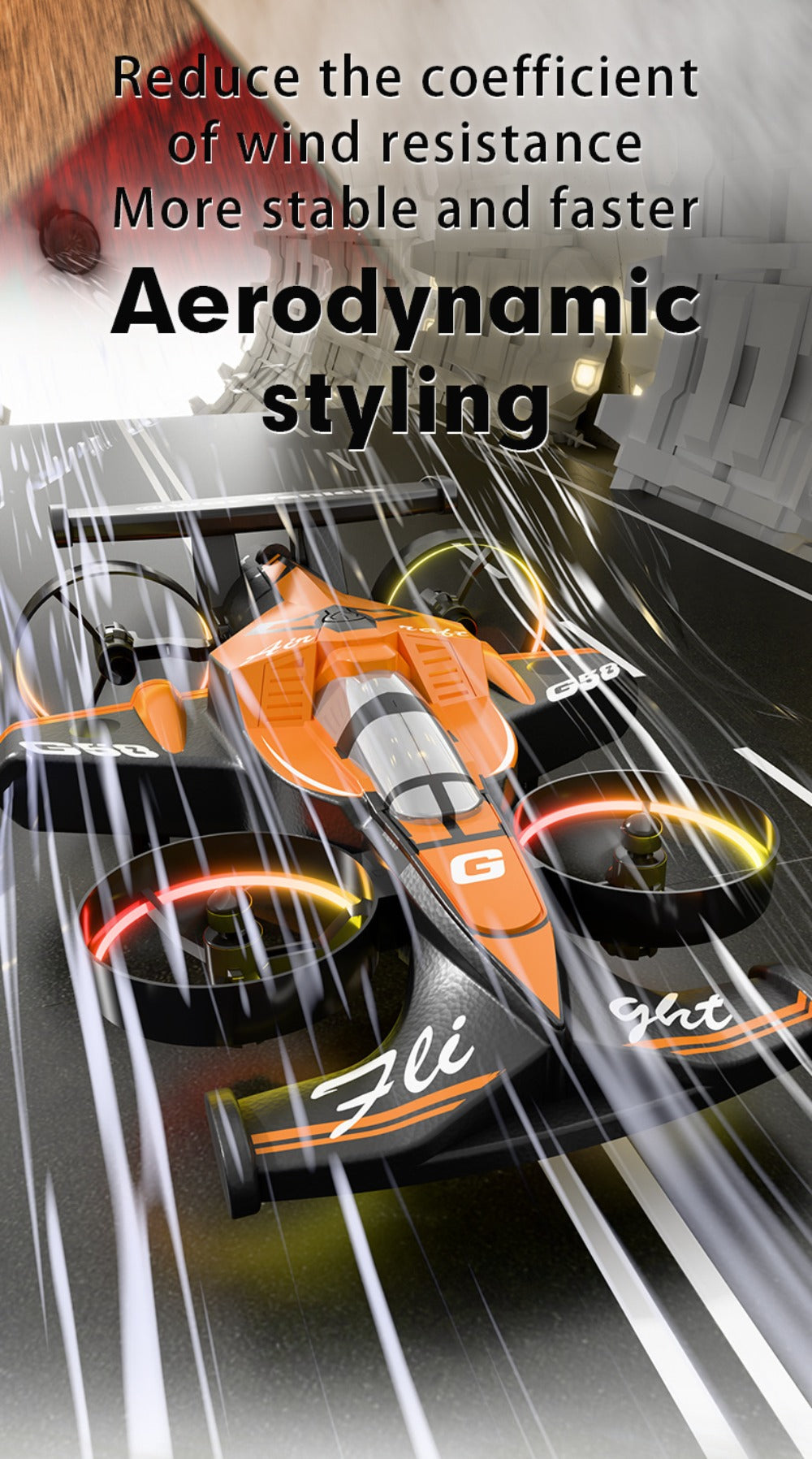 2-in-1 Mini RC Car and Drone Combo Dual Mode Switch One-Touch Takeoff Stable with the Listed Color, Size or Set Options for Everyday Use