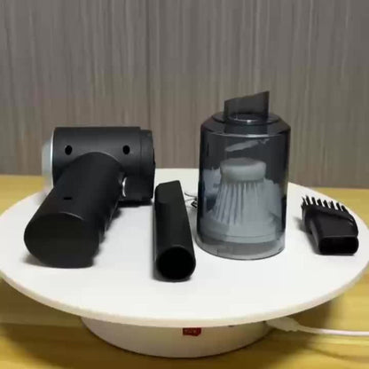 Mini Vacuum Cleaner Wireless Charging with Strong Suction – Portable Cordless Handheld Cleaner for Computer Keyboard, Car & Home