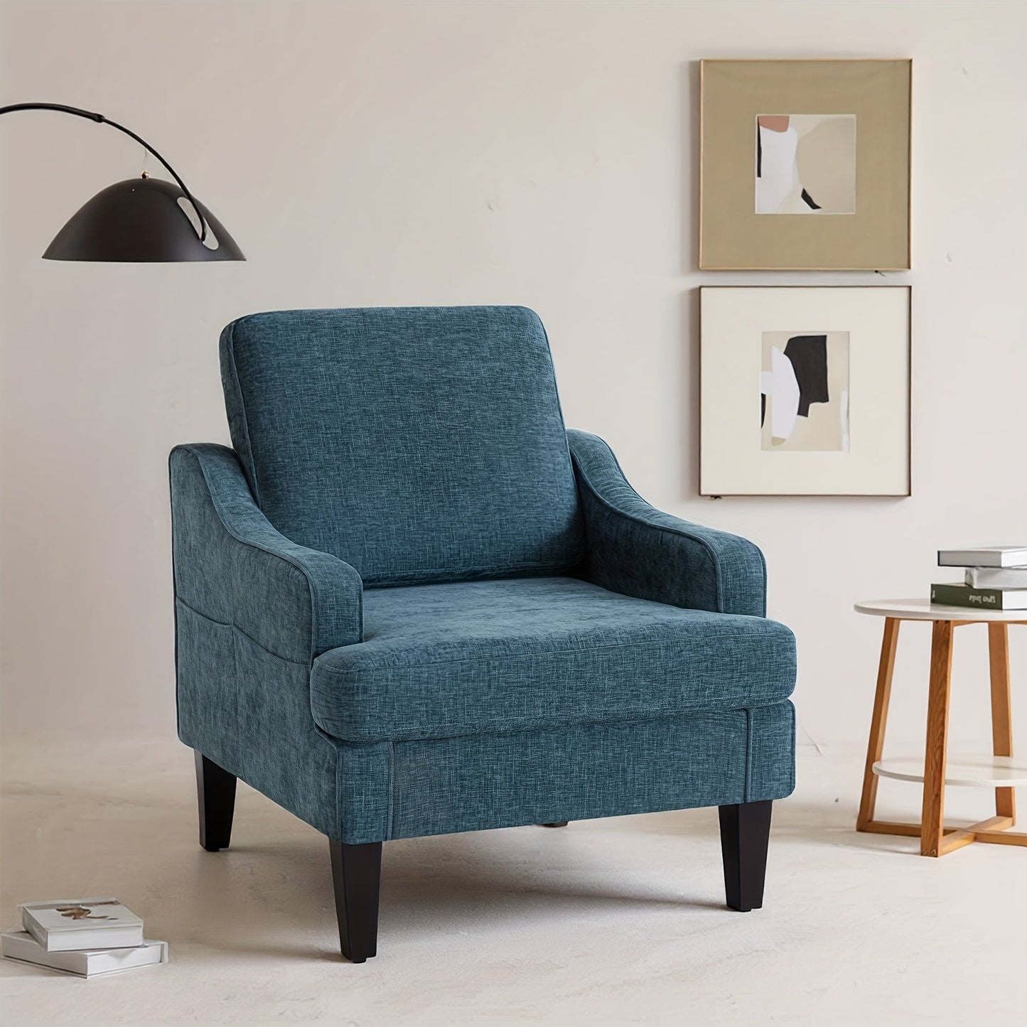 Accent Chair shown in the Blue option