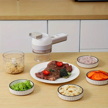 Mini Electric Food Chopper Portable USB Rechargeable 1 Cup Multifunctional Food Processor for Bath Time, Home Spa and Personal Care