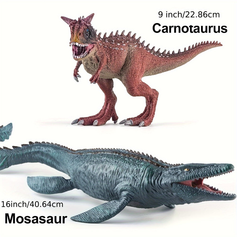 Jumbo Dinosaur Toys Set of 6, Realistic Large Dinosaur Figures for Kids, Dino World Playset for Boys & Girls Ages 3+