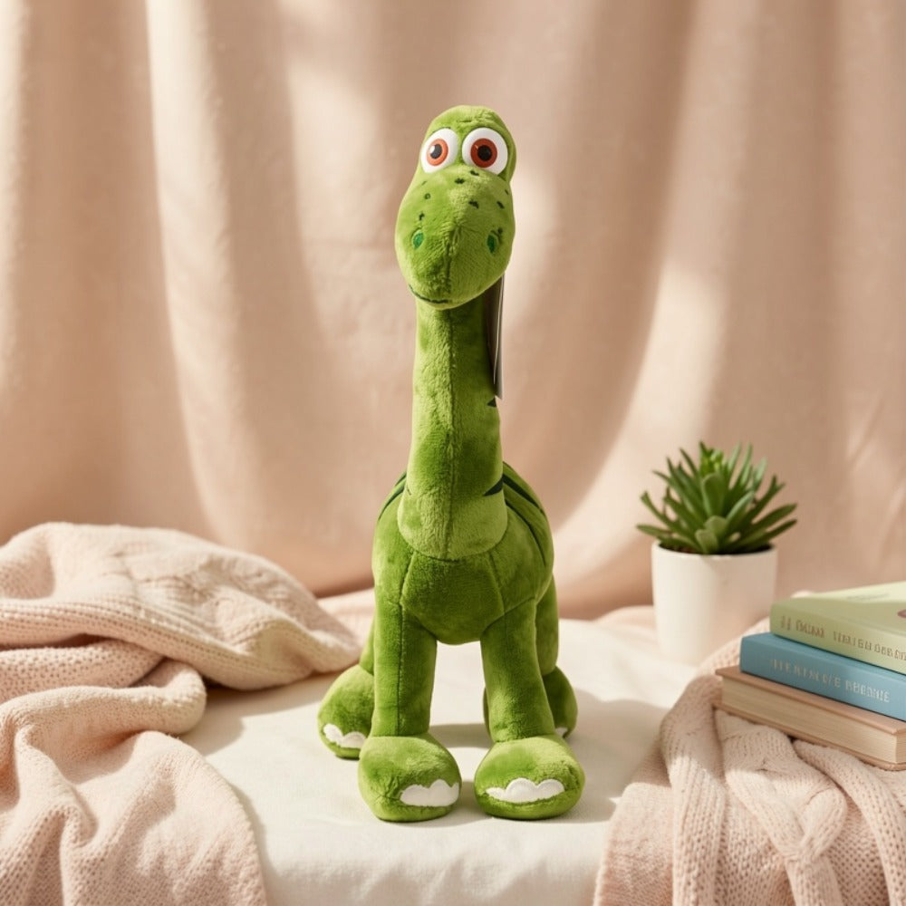 Stuffed Animal Poseable Green T-Rex with Open Mouth, Adjustable Joints and 11.8 or 13.8 Inch Sizes